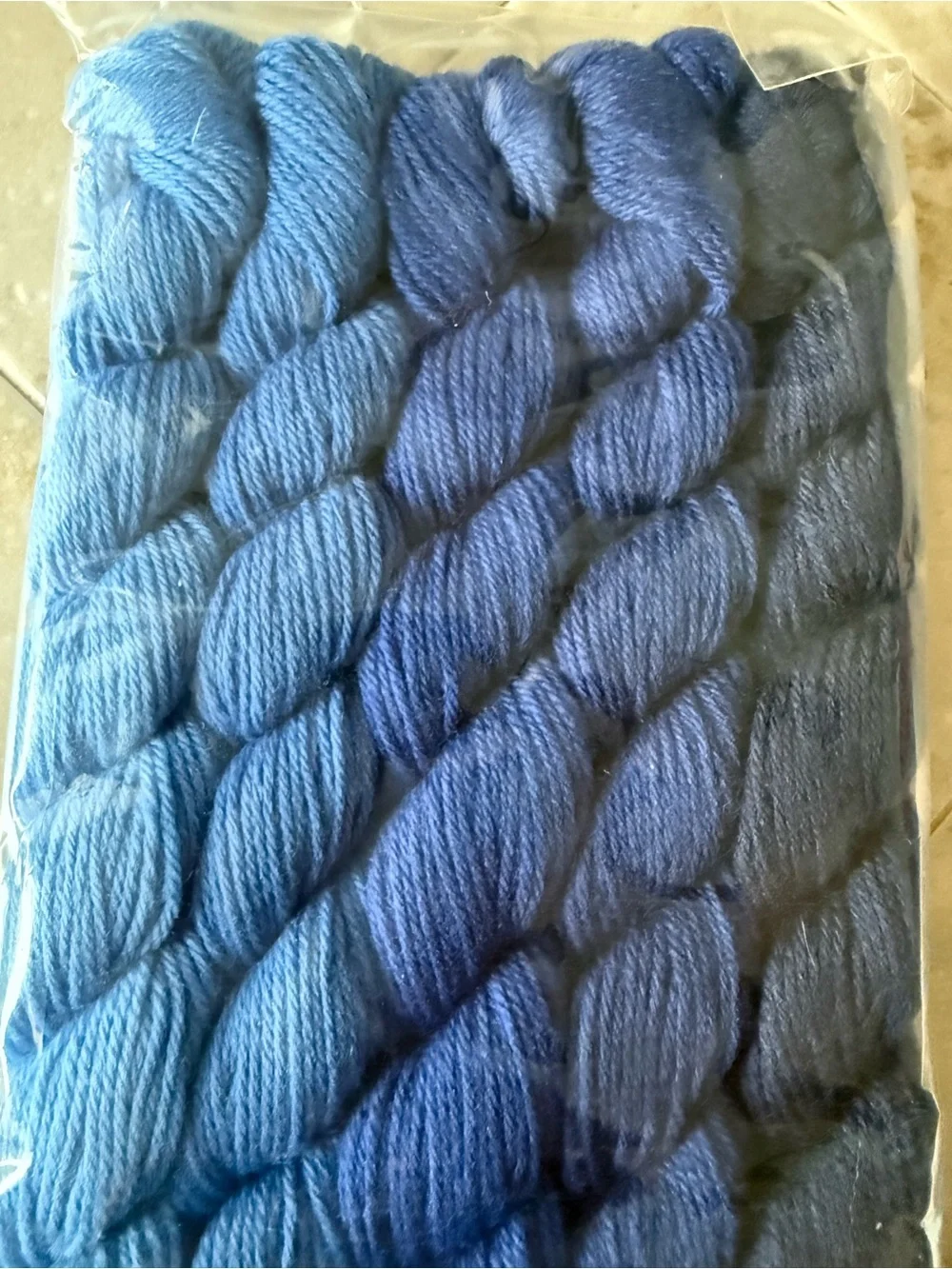 Cloudborn Fibers Pinyon Jay Merino Sock Twist Mini Set - Blue Gradient